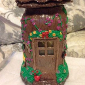 Polymer clay fairy house